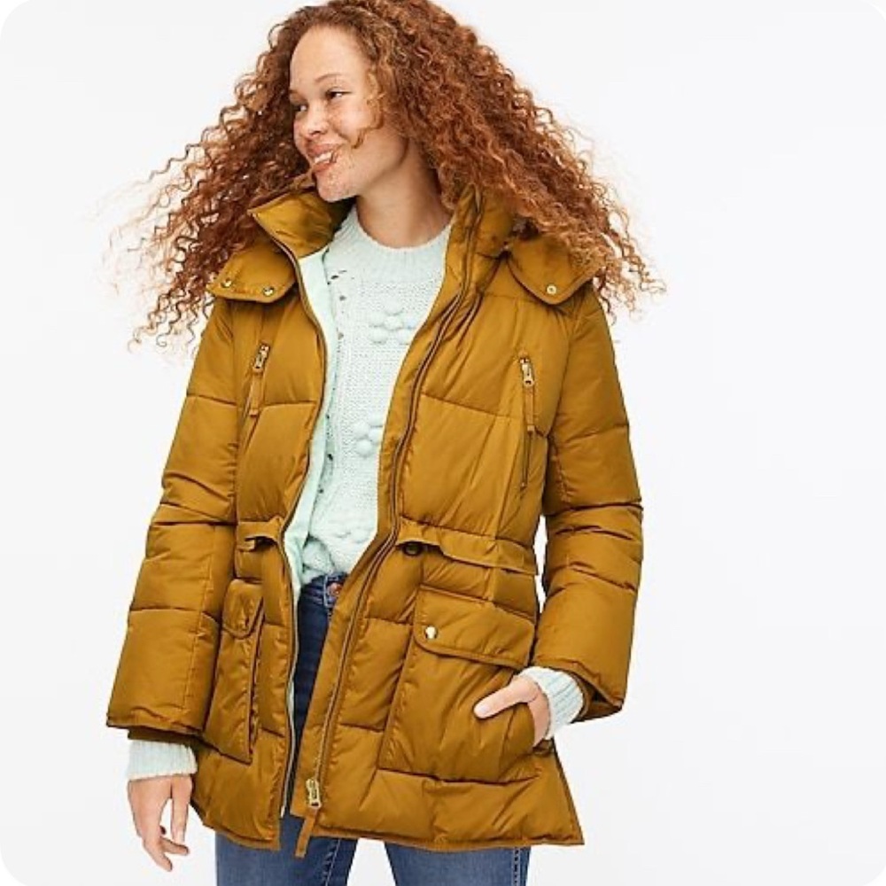 J. Crew Women’s Chateau Puffer Coat/Jacket sz M Brand new with tags!
